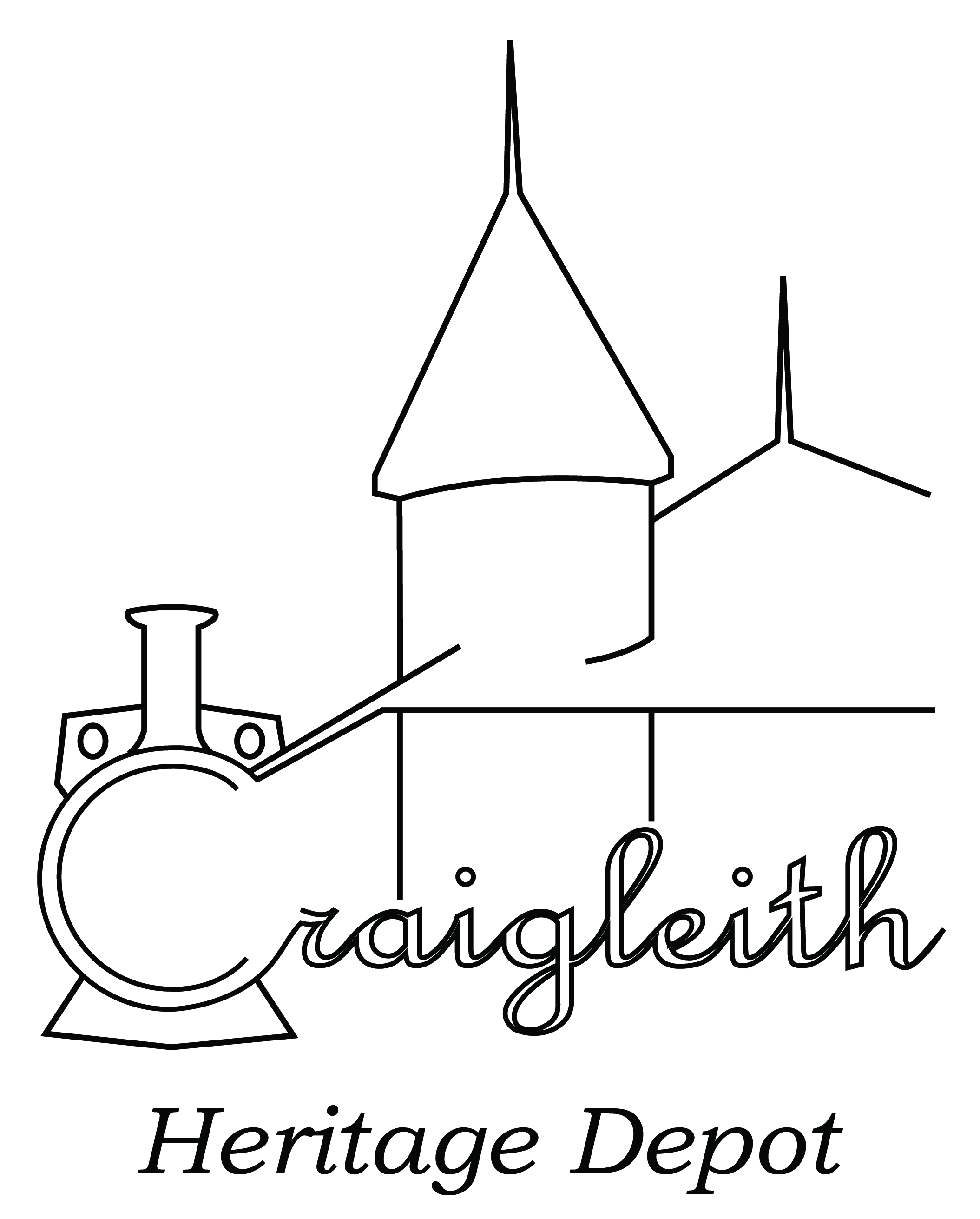 Blue Mountains Public Library - Craigleith Heritage Depot Logo